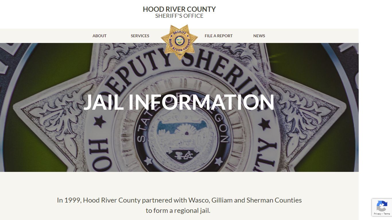 Jail Information | Hood River County Sheriff