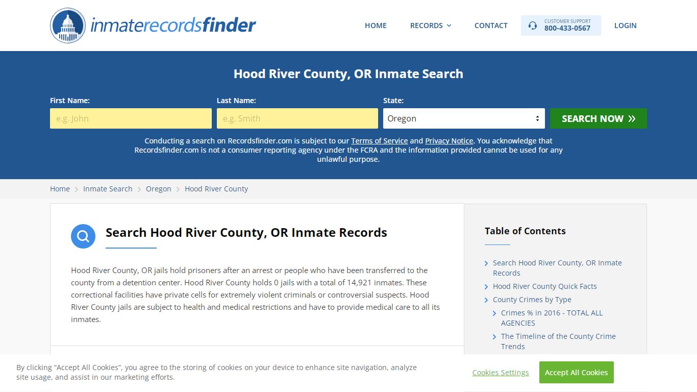 Hood River County, OR Inmate Lookup & Jail Records Online